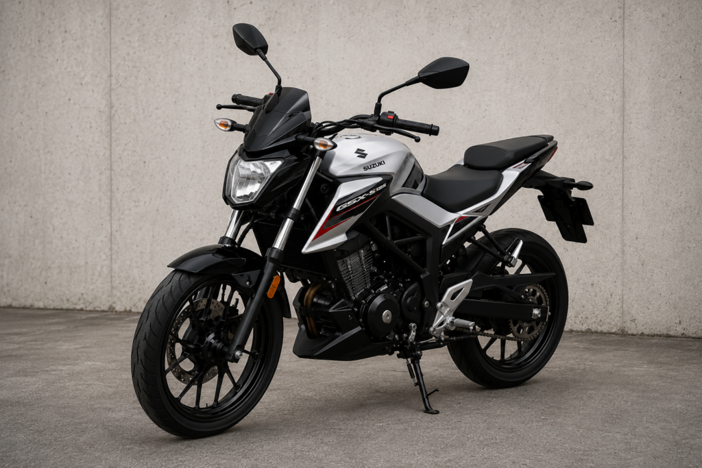 Suzuki GSX-S125: Suzuki GSX-S125 Ausbildungsmotorrad Klasse A1 der Fahrschule Guido in Moers